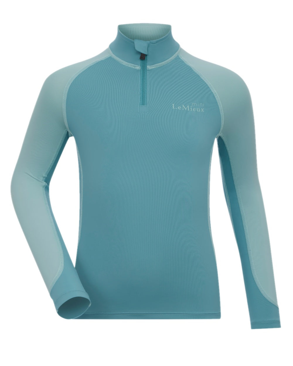 Lagoon coloured LeMieux Mini Base Layer on white background 