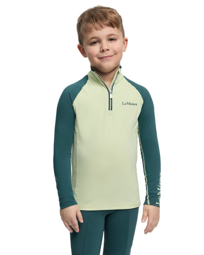 Macaron coloured LeMieux Mini Base Layer on white background 