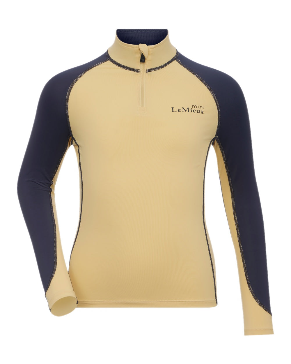 Mimosa coloured LeMieux Mini Base Layer on white background 