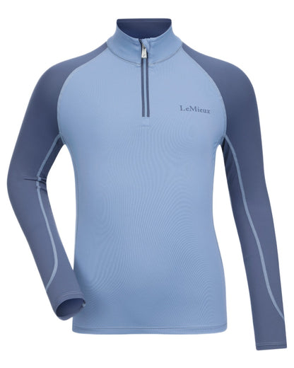 Powder Blue coloured LeMieux Mini Base Layer on white background 