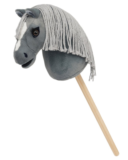 Smokey coloured LeMieux Mini Hobby Horse Smokey on white background 