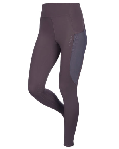 Cocoa coloured LeMieux Naomi Pull On Breeches on white background 