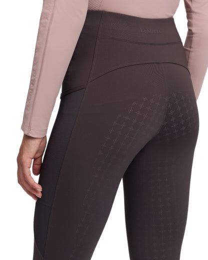 Cocoa coloured LeMieux Naomi Pull On Breeches on white background 