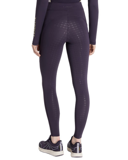 Juniper coloured LeMieux Naomi Pull On Breeches on white background 