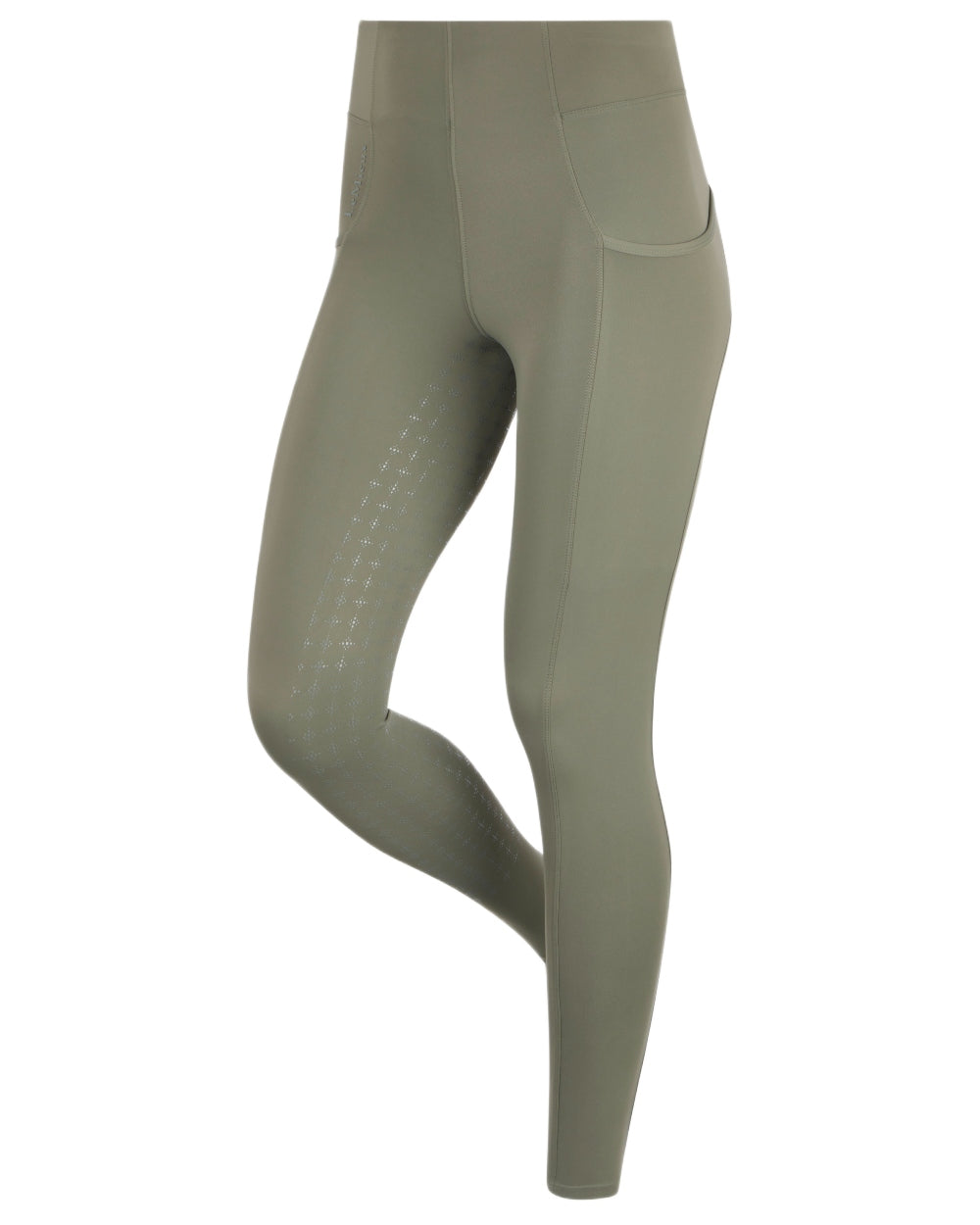 Rosemary coloured LeMieux Naomi Pull On Breeches on white background 