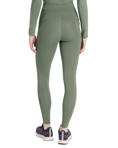 Rosemary coloured LeMieux Naomi Pull On Breeches on white background 