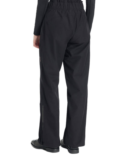 Black coloured LeMieux Womens Stormwear Waterproof Trousers on white background 
