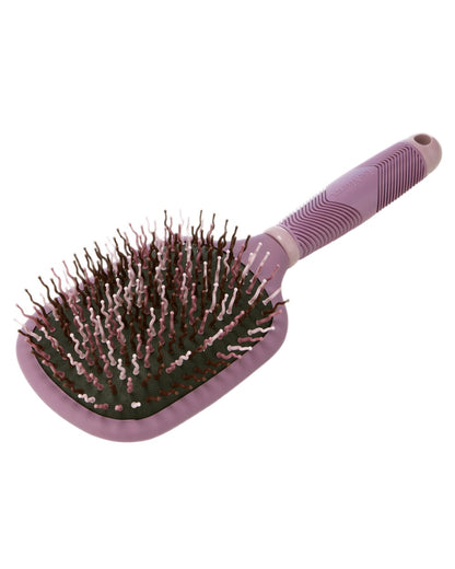 Mallow coloured LeMieux Tangle Tidy Brush on white background 