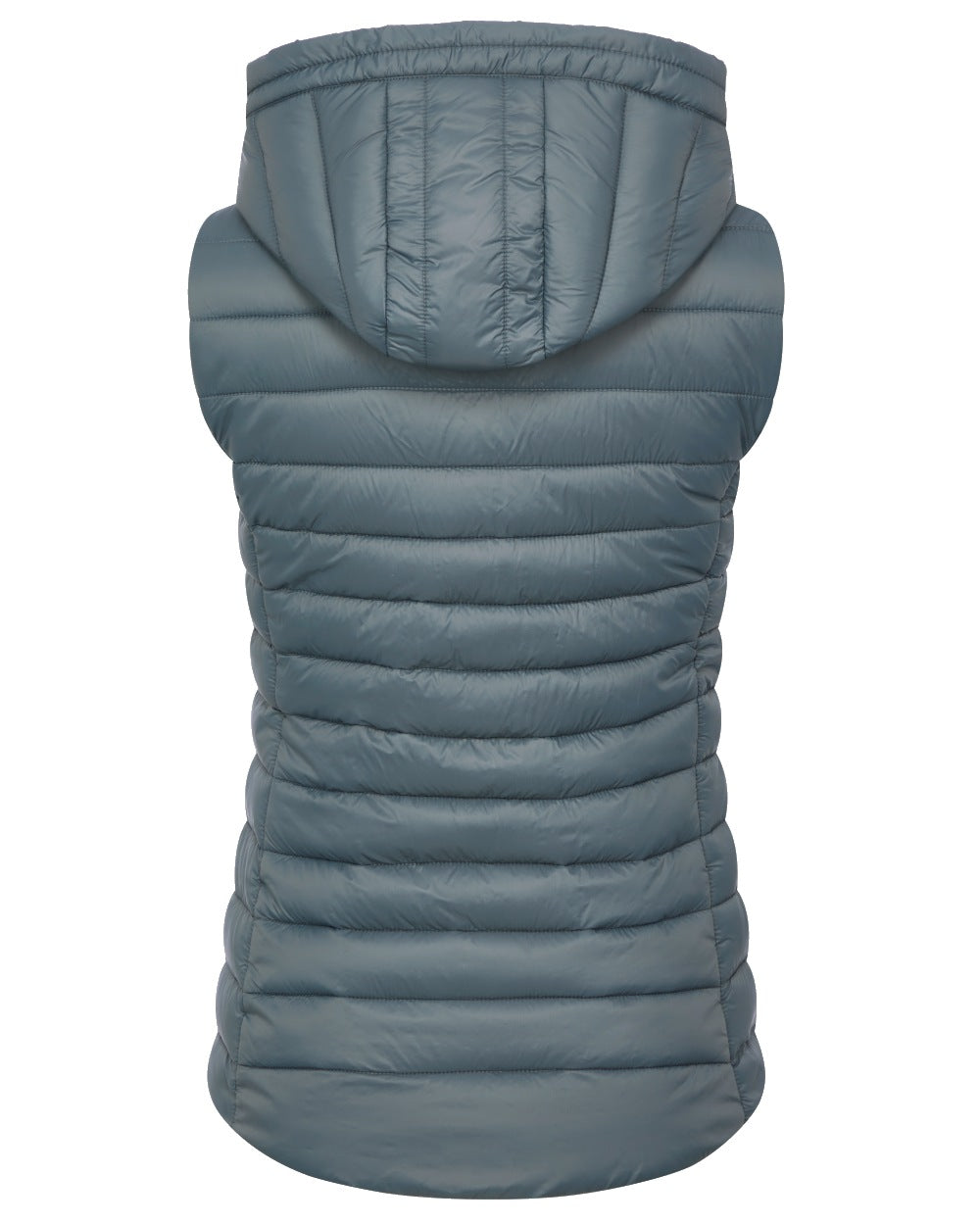 Petrol coloured LeMieux Tilly Hooded Puffer Gilet on white background 