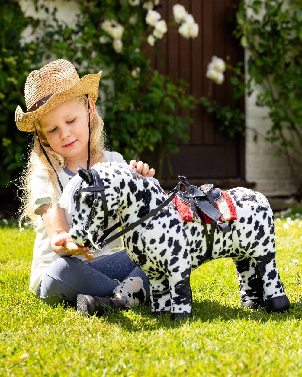 LeMieux Toy Pony Dakota on lawn background 