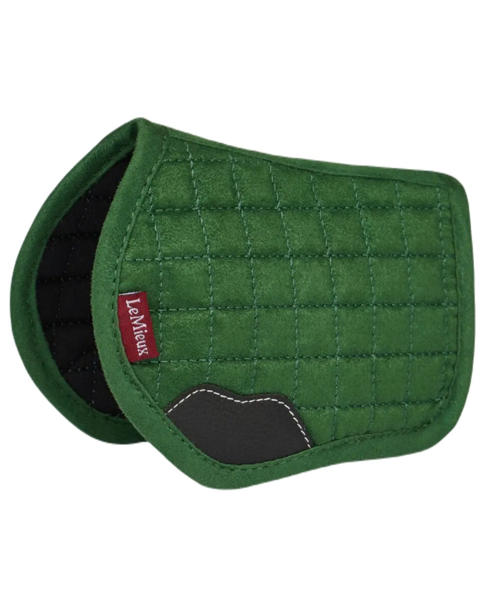 Hunter Green Coloured LeMieux Toy Pony Pad On A White Background 