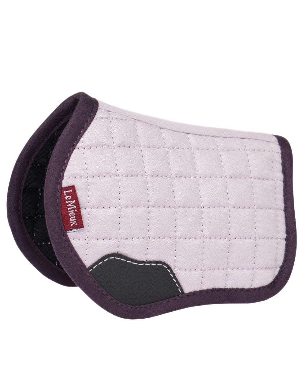 Lilac Coloured LeMieux Toy Pony Pad On A White Background 