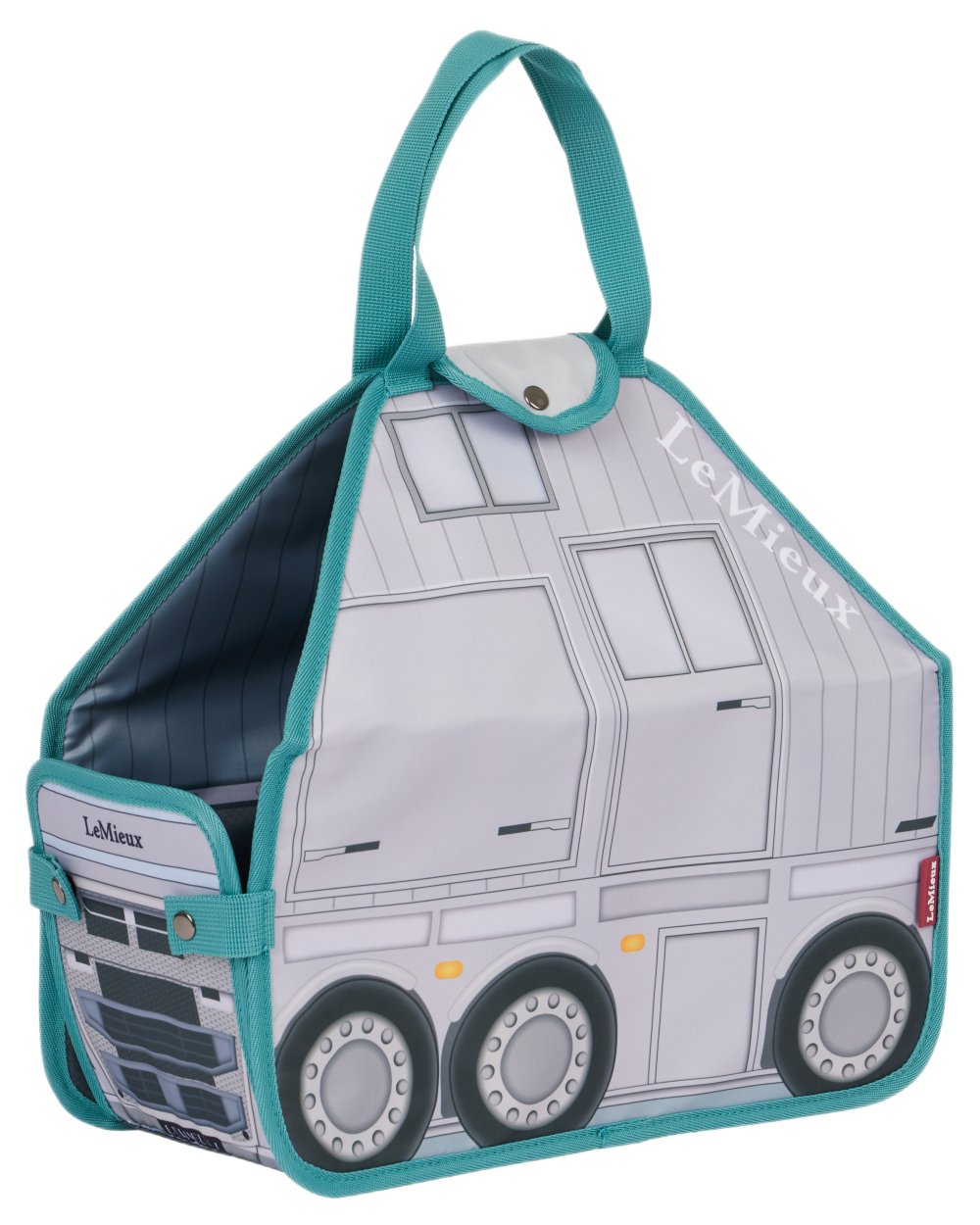 Multi coloured LeMieux Toy Pony Printed Carry Bag on white background 