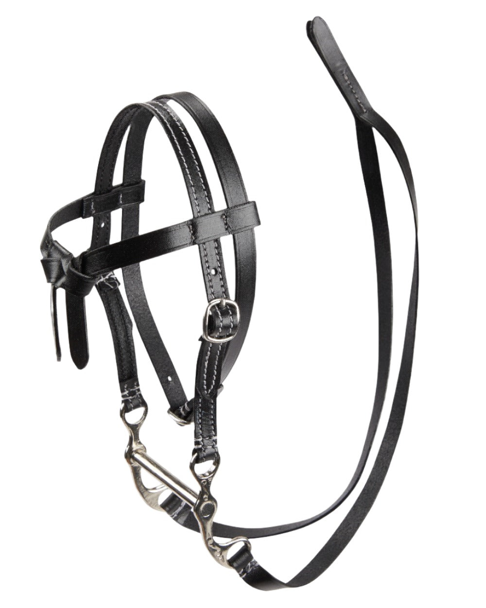 Black coloured LeMieux Toy Pony Western Bridle on white background 