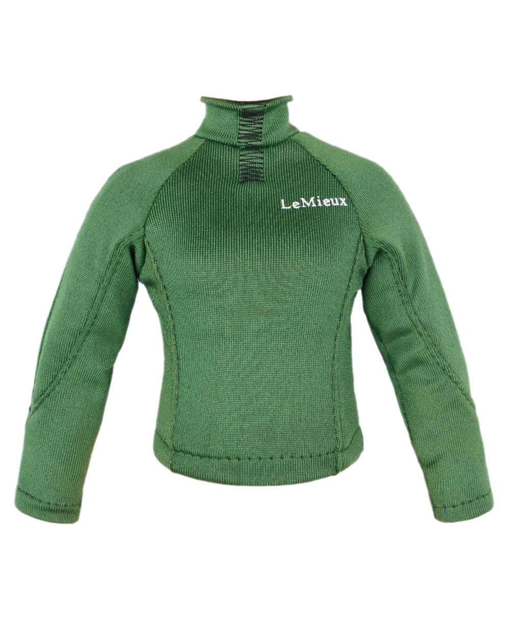 Hunter Green Coloured LeMieux Toy Rider Outfit on white background 