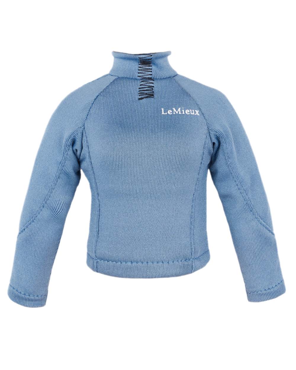 Ice Blue Coloured LeMieux Toy Rider Outfit on white background 