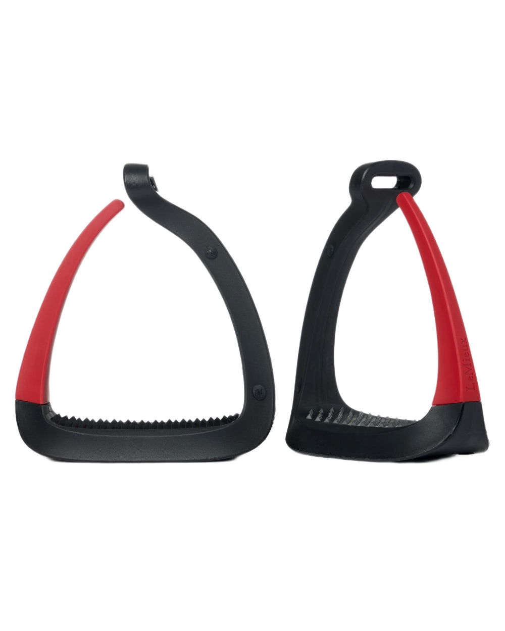 Chilli coloured LeMieux VectorFlex Stirrup Arm on white background 