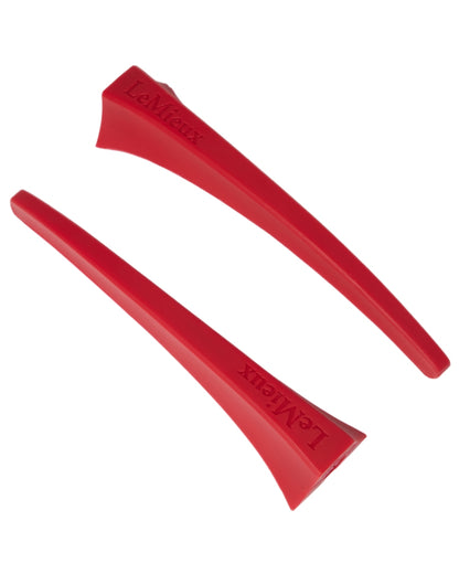 Chilli coloured LeMieux VectorFlex Stirrup Arm on white background 