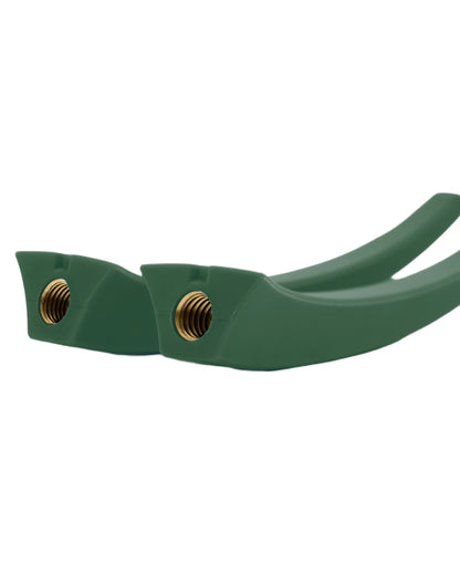 Hunter Green coloured LeMieux VectorFlex Stirrup Arm on white background 