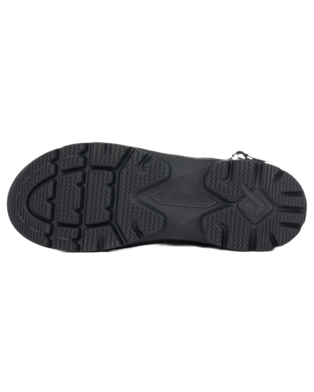 Black coloured LeMieux Womens Bramshaw Welly on white background 
