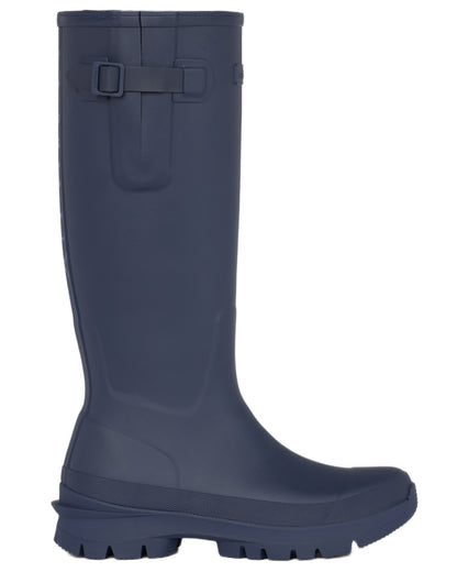 Navy coloured LeMieux Womens Bramshaw Welly on white background 