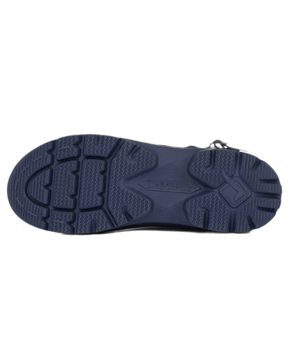 Navy coloured LeMieux Womens Bramshaw Welly on white background 