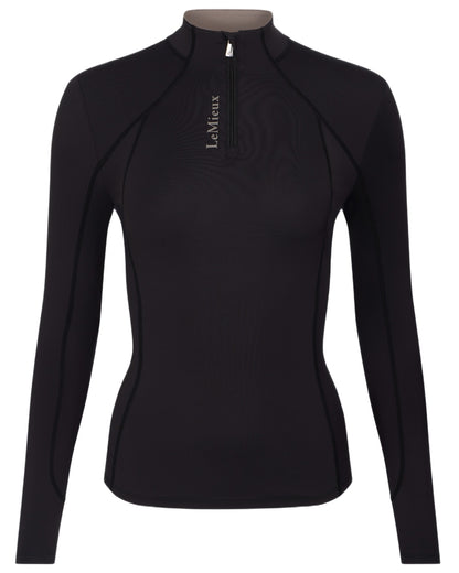 Black coloured LeMieux Womens Classique Base Layer on white background 