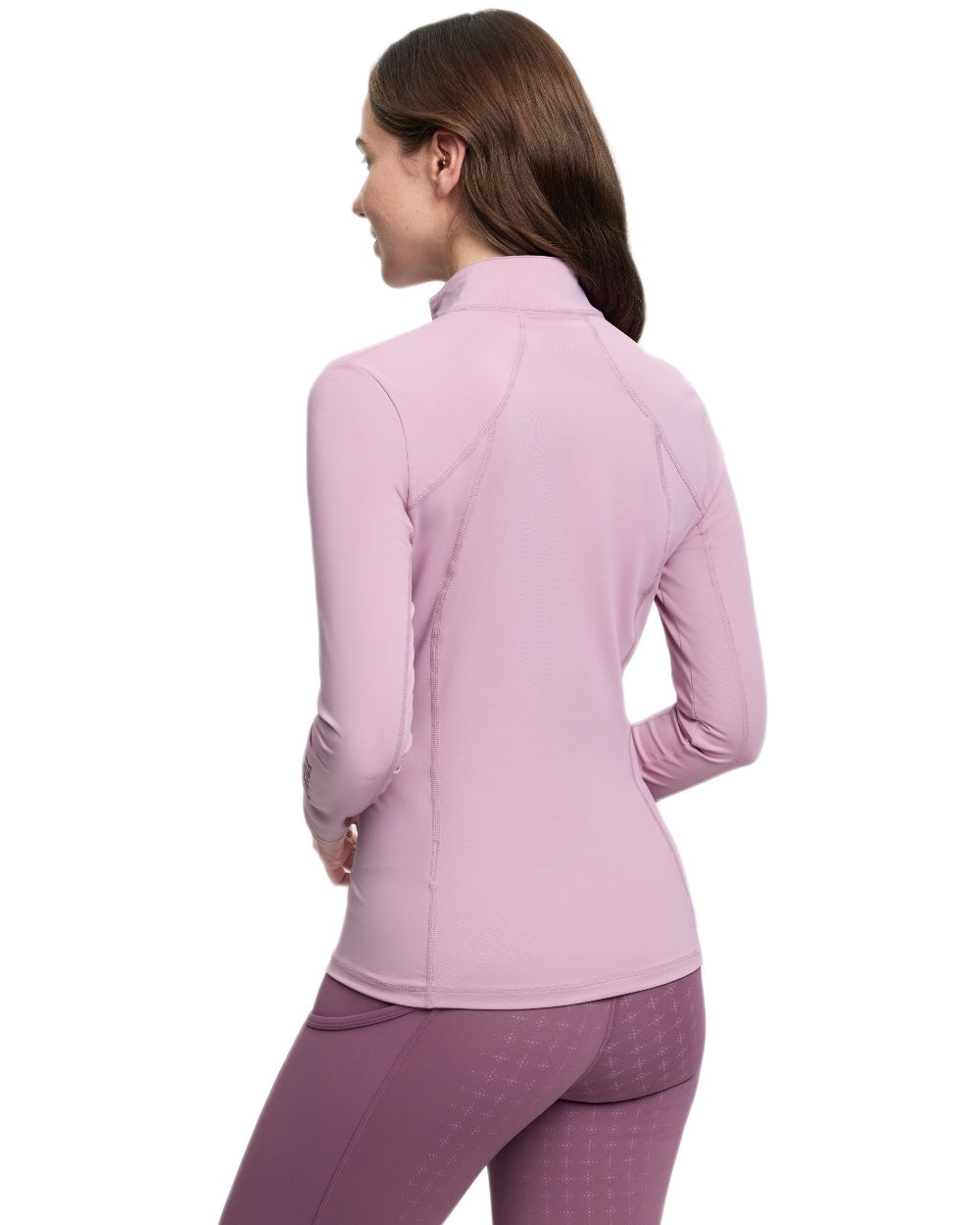 Fondant coloured LeMieux Womens Classique Base Layer on white background 
