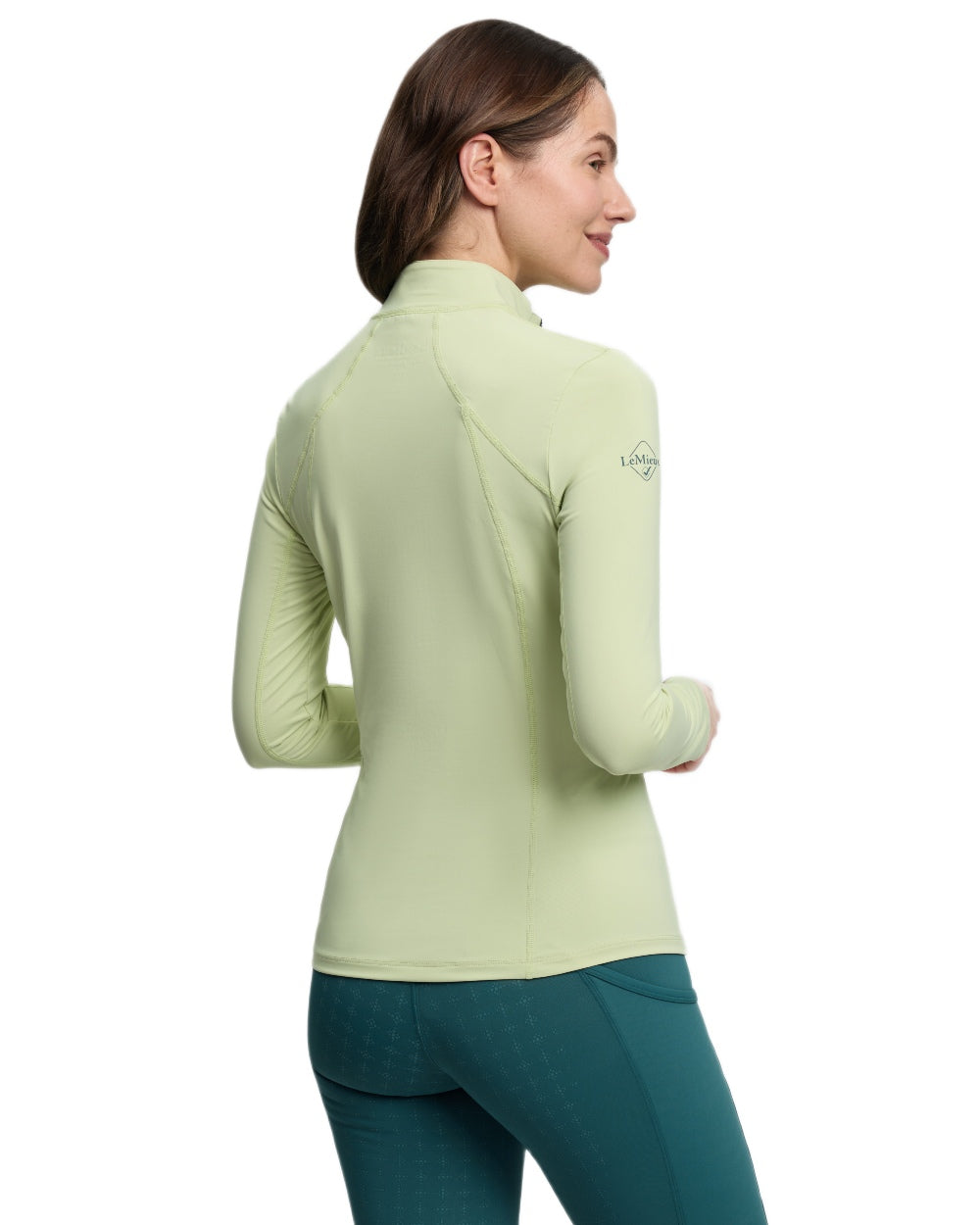 Macaron coloured LeMieux Womens Classique Base Layer on white background 
