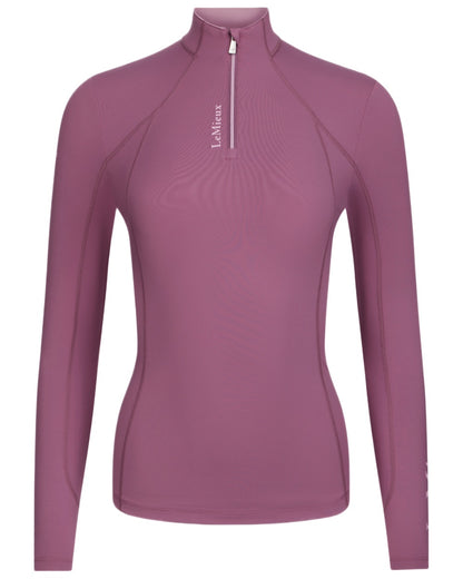 Mallow coloured LeMieux Womens Classique Base Layer on white background 