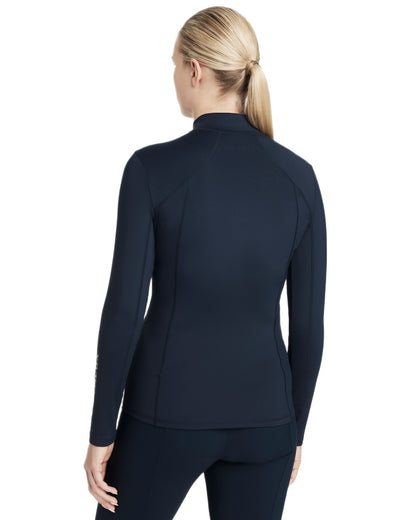 Navy coloured LeMieux Womens Classique Base Layer on white background 