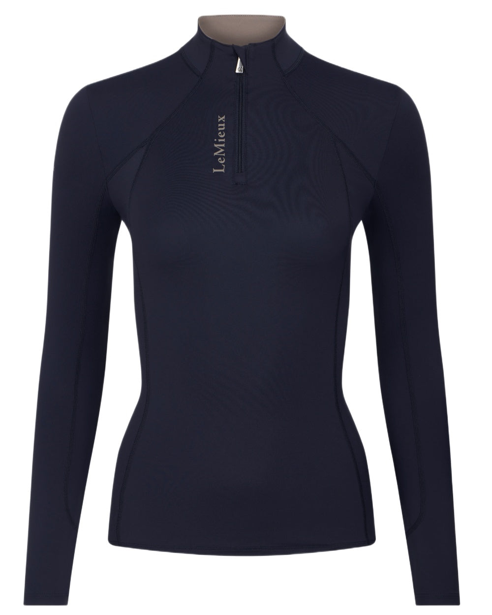 Navy coloured LeMieux Womens Classique Base Layer on white background 