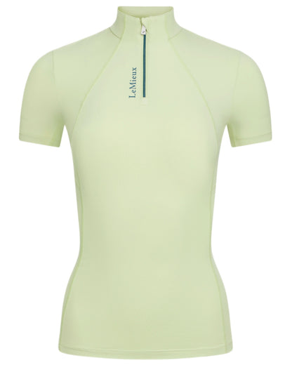 Macaron coloured LeMieux Womens Classique Short Sleeve Base Layer on white background 