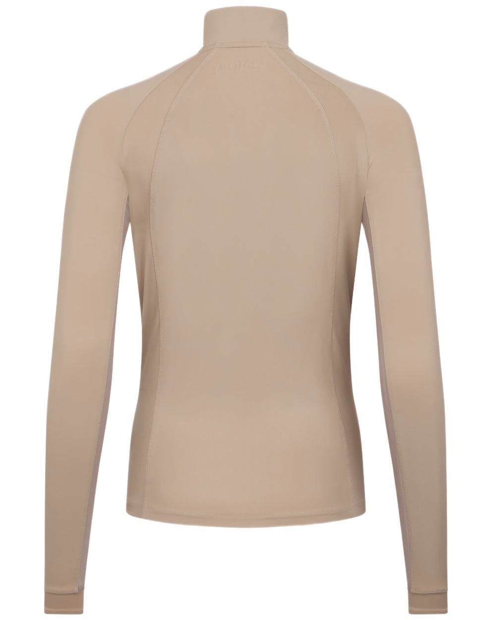 Almond coloured LeMieux Womens Halle Lightweight Base Layer on white background 