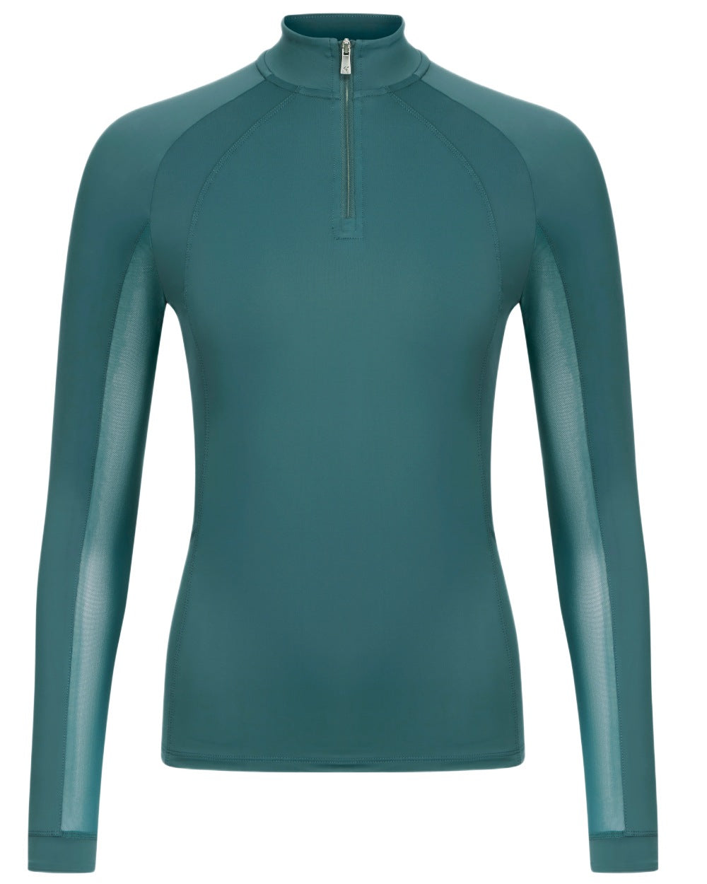 Jungle coloured LeMieux Womens Halle Lightweight Base Layer on white background 