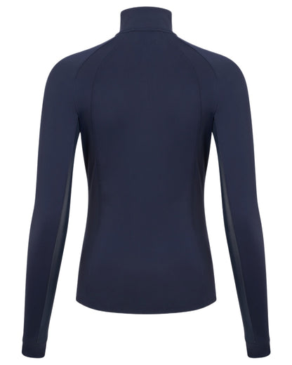 Navy coloured LeMieux Womens Halle Lightweight Base Layer on white background 