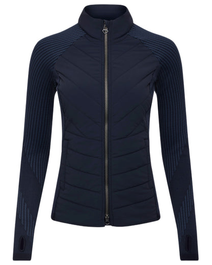 Navy coloured LeMieux Womens Maddie Jacket on white background 