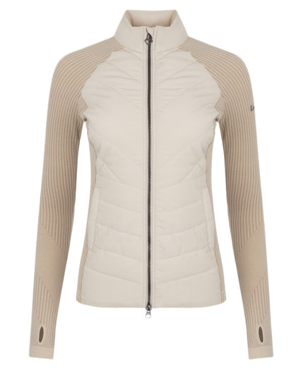 Stone coloured LeMieux Womens Maddie Jacket on white background 