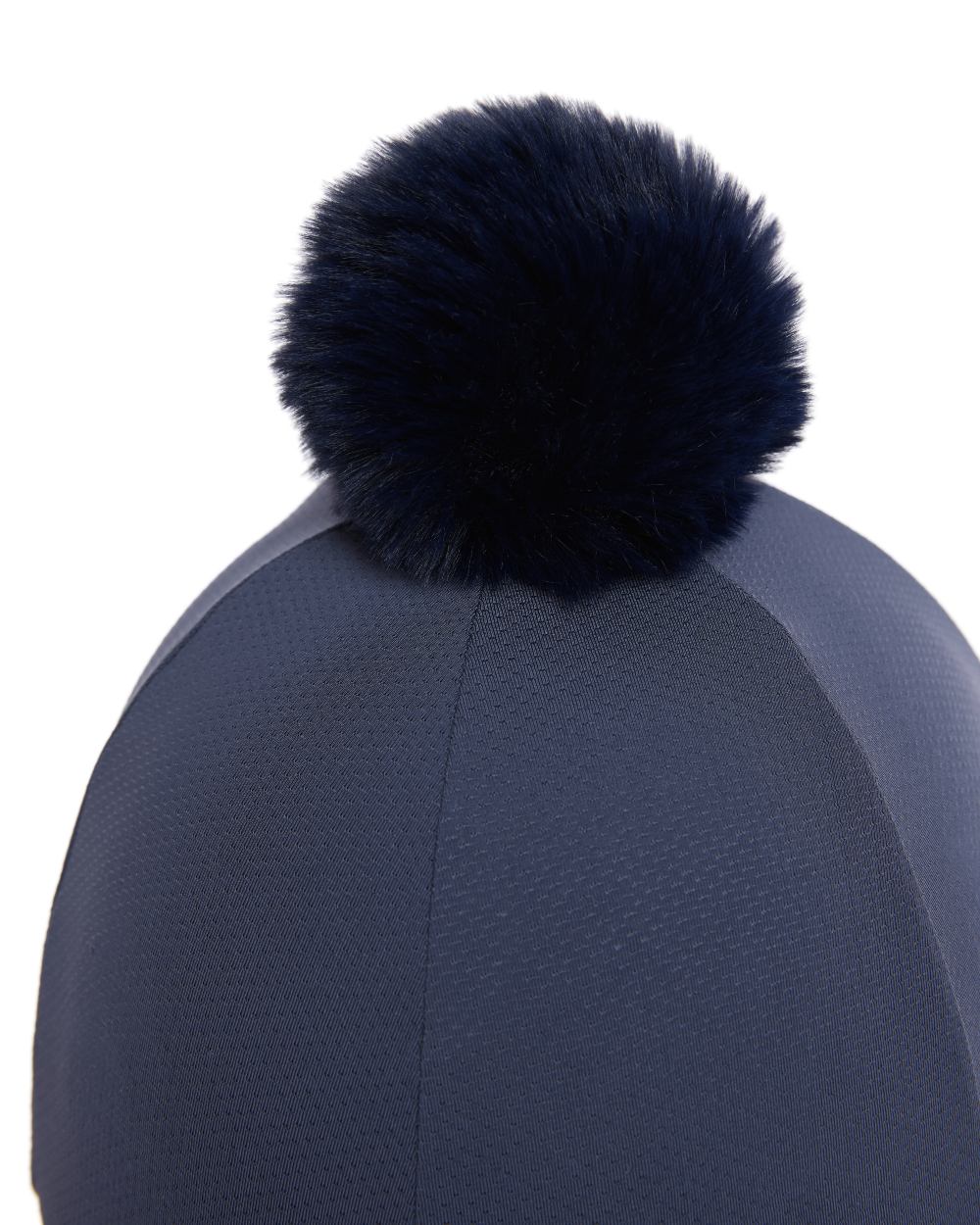 Dusk Blue coloured LeMieux Womens Maria Mesh Hat Silk on white background 