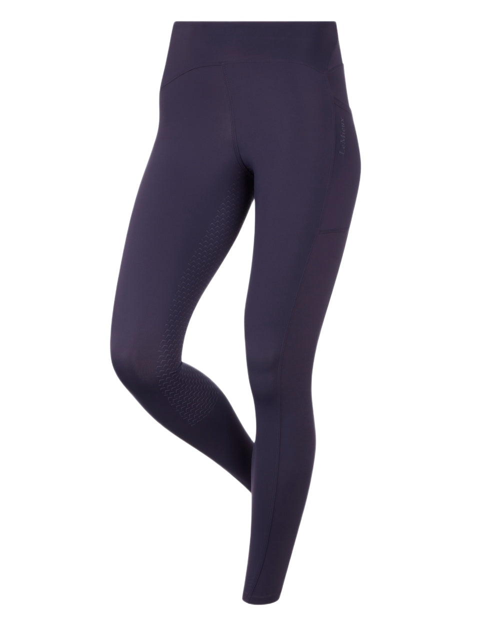 Juniper coloured LeMieux Womens Natalie Brushed Pull On Breeches on white background 