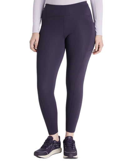 Juniper coloured LeMieux Womens Natalie Brushed Pull On Breeches on white background 