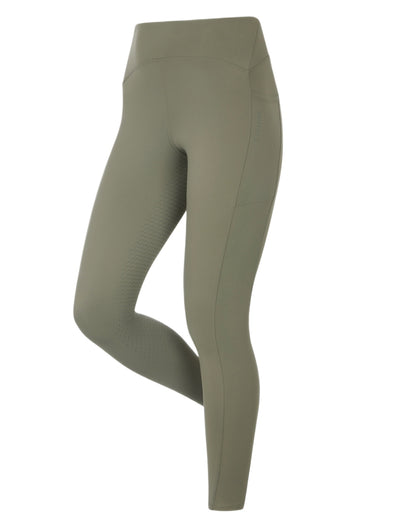 Rosemary coloured LeMieux Womens Natalie Brushed Pull On Breeches on white background 