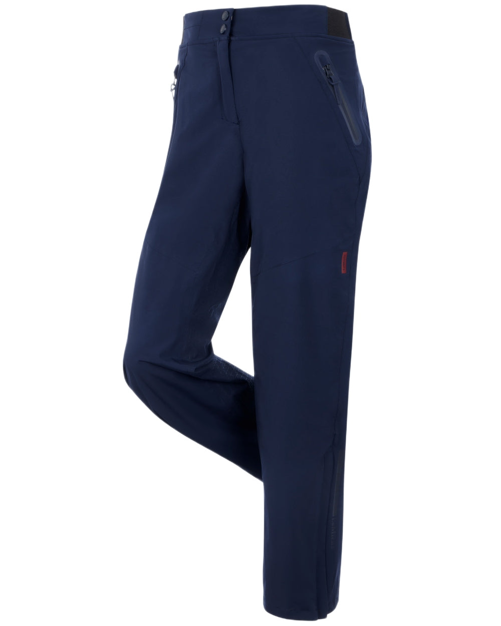 Navy coloured LeMieux Womens Stormwear Waterproof Trousers on white background 