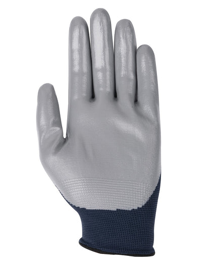 Navy coloured LeMieux Work Gloves on white background 