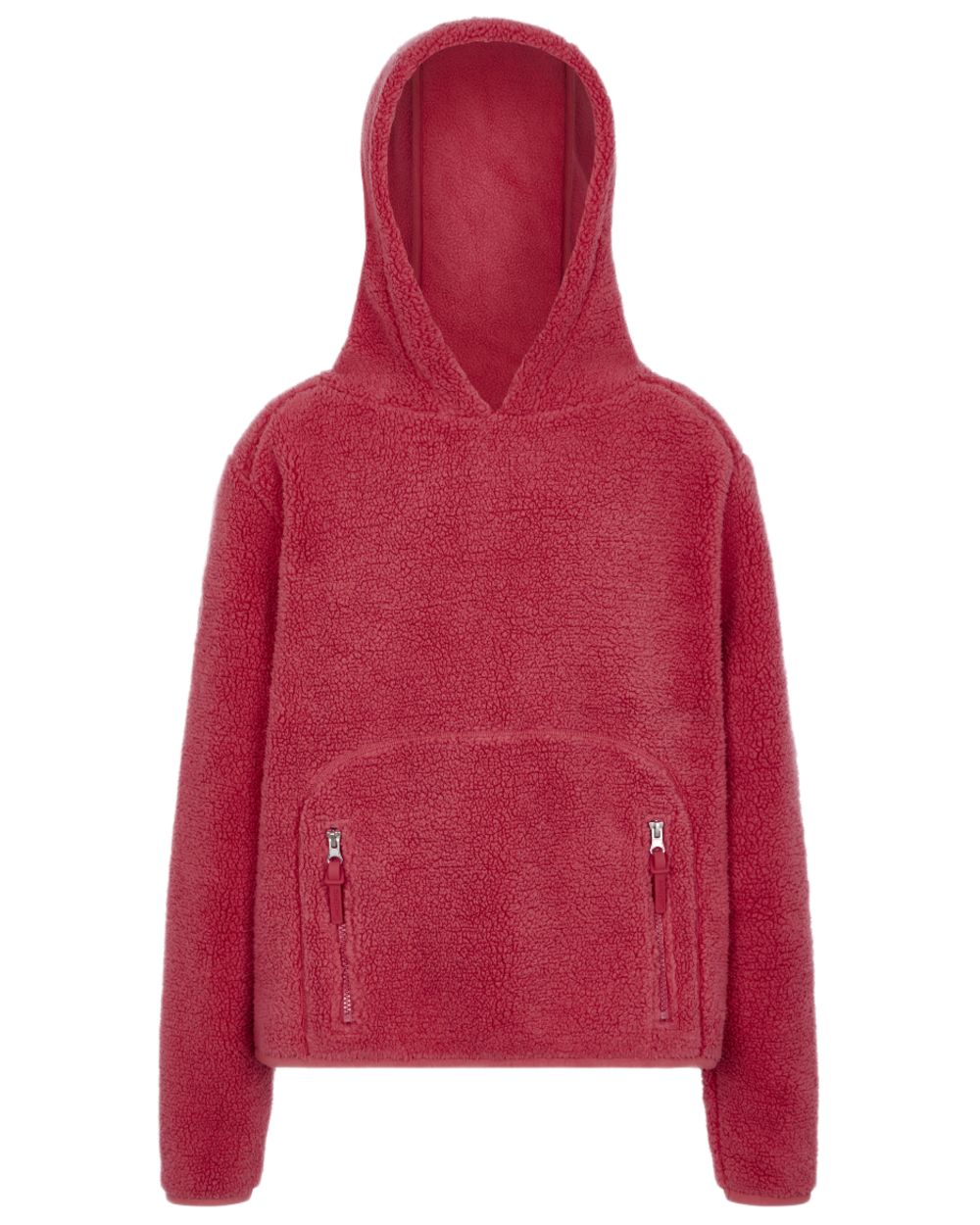 Cranberry coloured LeMieux Young Rider Avalon Hoodie on white background 