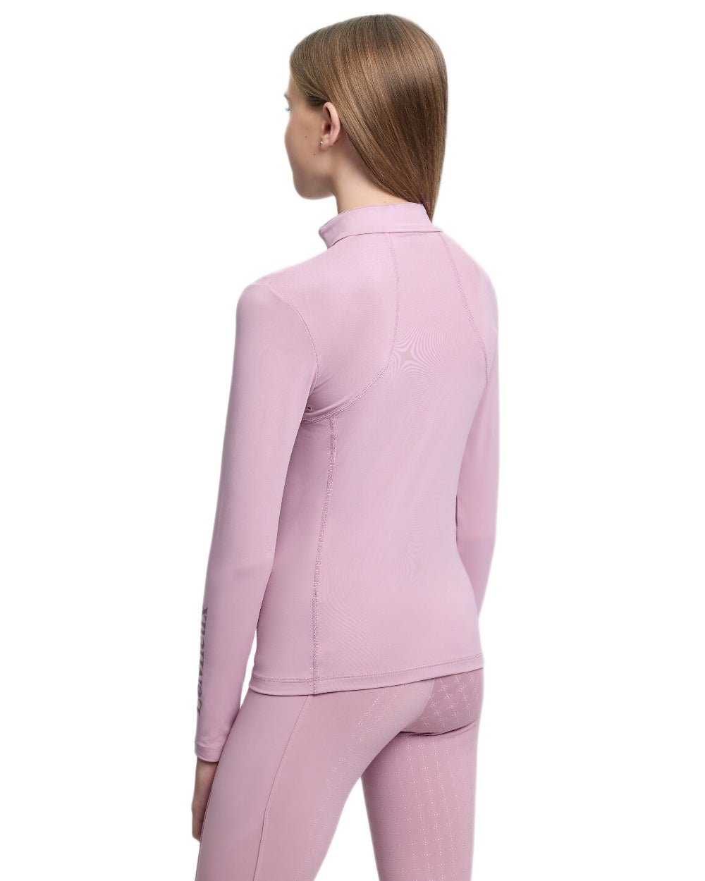 Fondant coloured LeMieux Young Rider Classique Base Layer on white background 