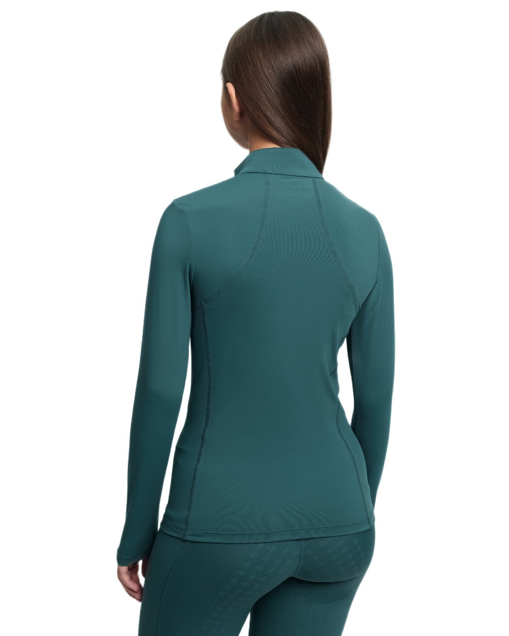 Jungle coloured LeMieux Young Rider Classique Base Layer on white background 