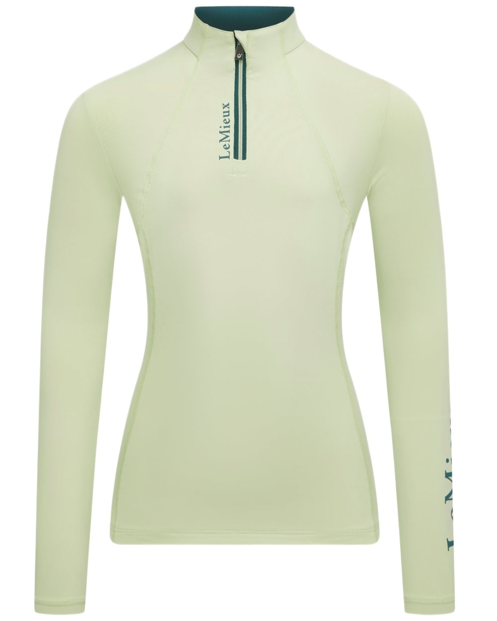 Macaron coloured LeMieux Young Rider Classique Base Layer on white background 