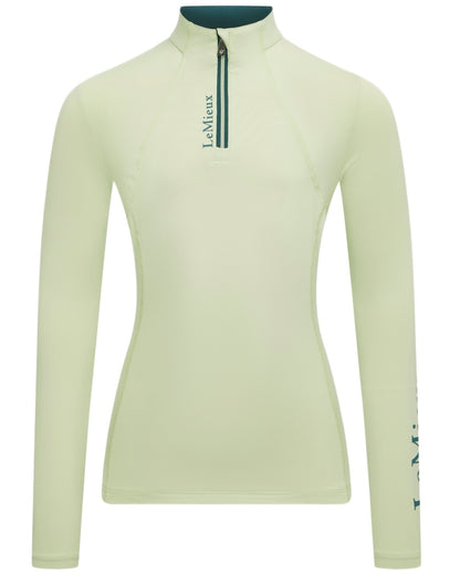 Macaron coloured LeMieux Young Rider Classique Base Layer on white background 