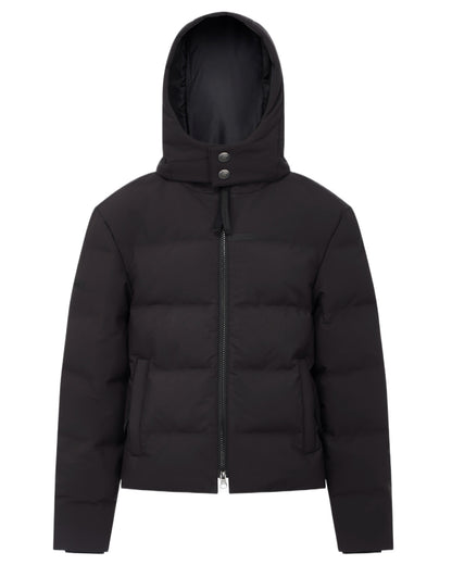 Black coloured LeMieux Young Rider Daisy Waterproof Coat on white background 